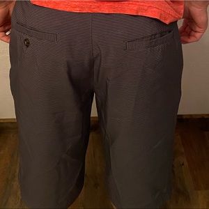 Grey Golf Shorts